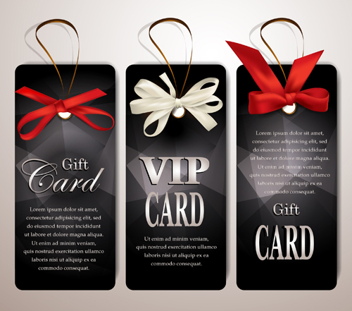 Luxury club cards design elements vector 03