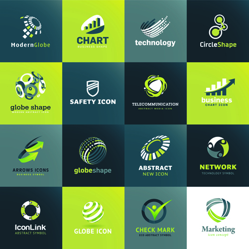 technology modern logos logo 