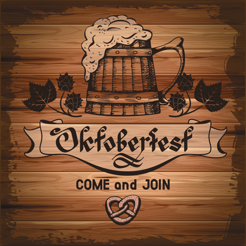 Oktoberfest design elements vector set 10