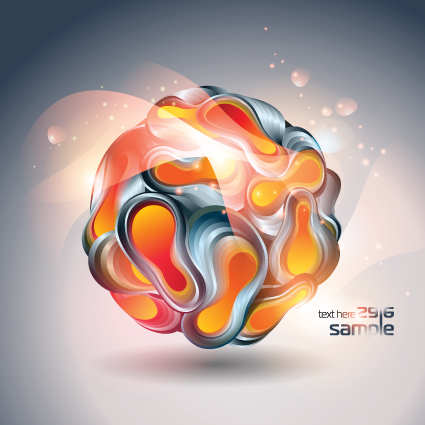 Vector set of Plasma design elements background 02