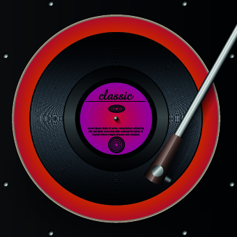 Vector of Retro Party Posters set 04