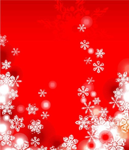 snowflake red christmas background 2016 