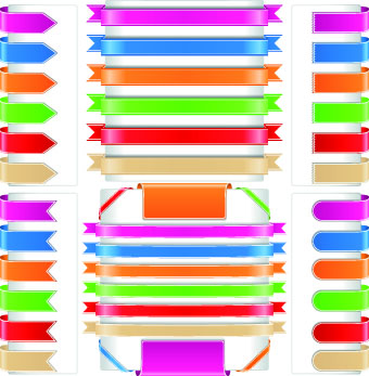 ribbon different colored 