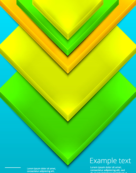 geometry shapes background vector 05 Shiny 3D geometry shapes background vector 05