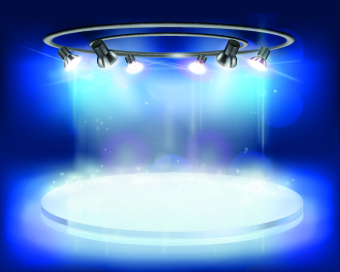Shiny spotlight background graphics 01