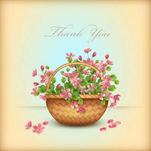 Vector set of spring flower cards design 06