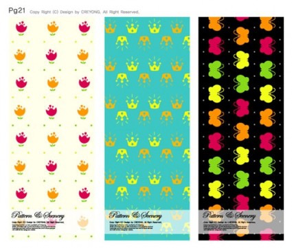 Cute background series vector 04 Cute background series vector 04