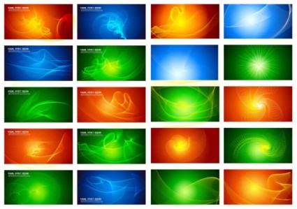 Abstract colored smoke background vector