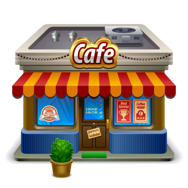 elements element cartoon cafe 