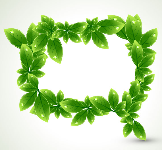 Eco elements vector set 03