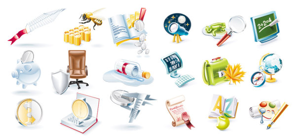 3D icon vector vector