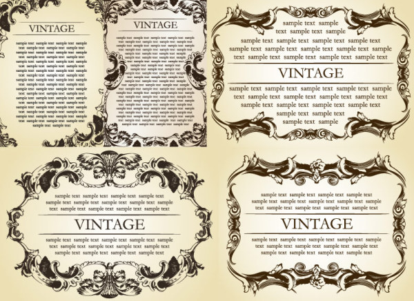 Ornate gorgeous border vector