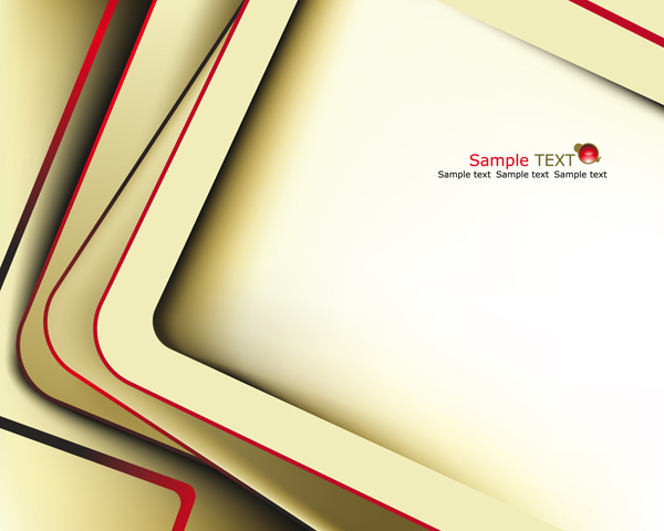 Simple line frame vector