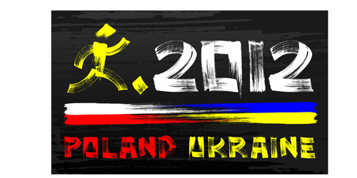 Football euro cup 2012 elements background vector 01