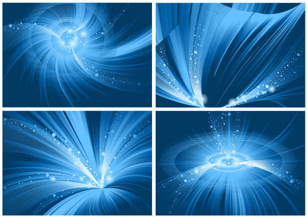Special dazzling blue background vector art