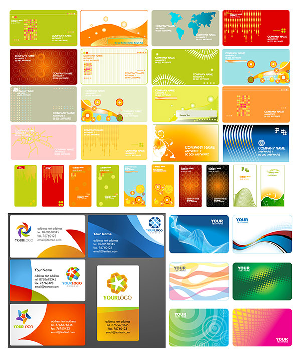 Set of Business card