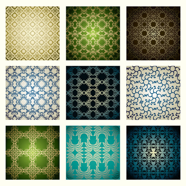 seamless pattern vector pattern ornate 