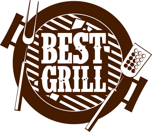 Set of Barbecue design vector 06