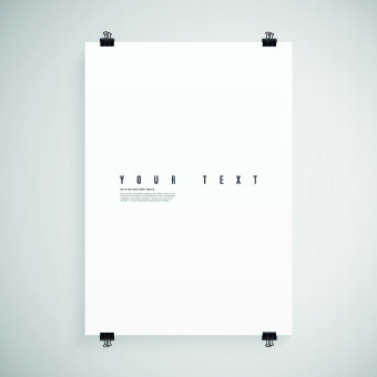Blank paper vector background 02