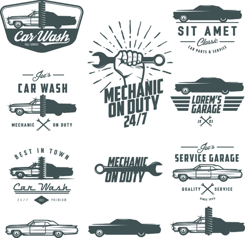 repair logos car 