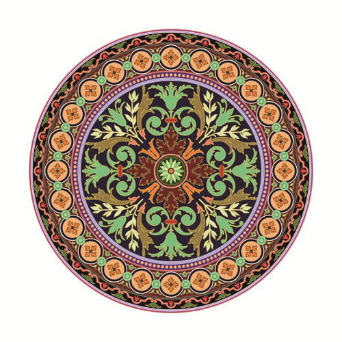 Chinese traditional floral pattern vector