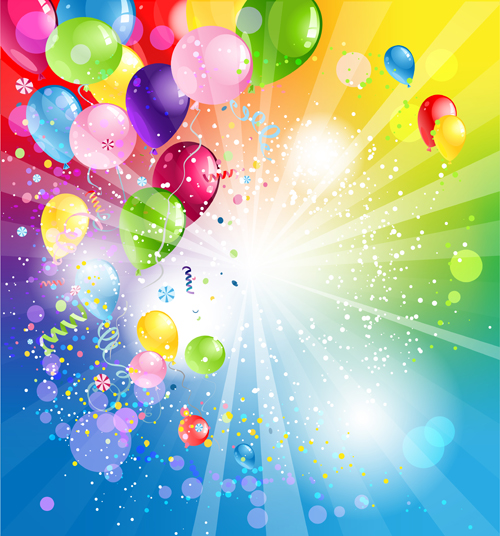 shiny holiday color balloons balloon 