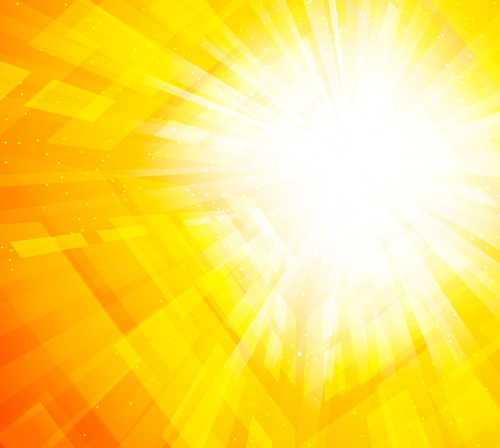 Cube space yellow background vector