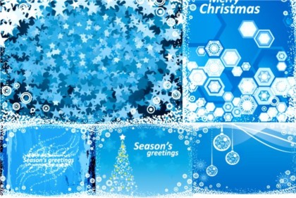 Dream Blue Christmas background vector Dream Blue Christmas background vector