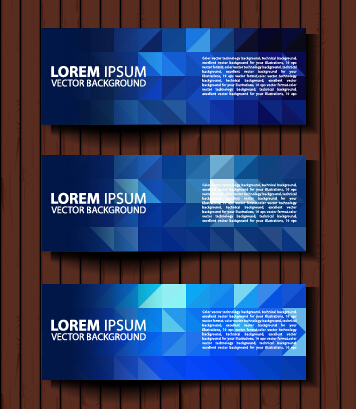 Fashion banners colored design vector 03