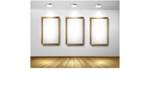 Gallery and frame creative desgin vector 04