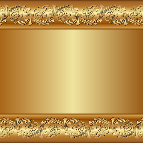 Luxury Golden vector background 02