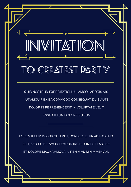 invitation cards invitation golden cards 