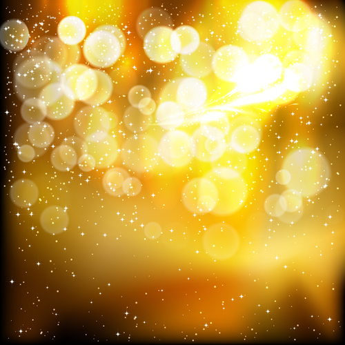 Halation golden art background vector