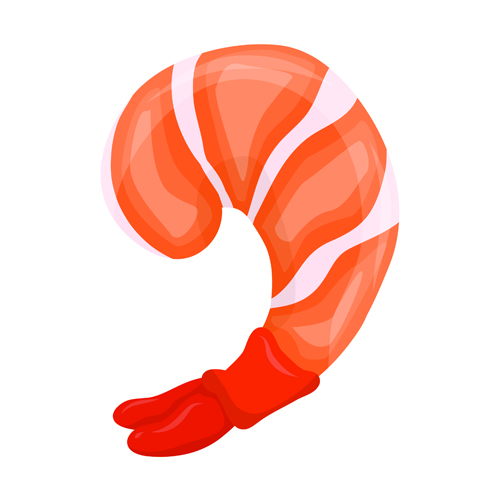 Hand drawn seafood vectors graphics 08 Hand drawn seafood vectors graphics 08