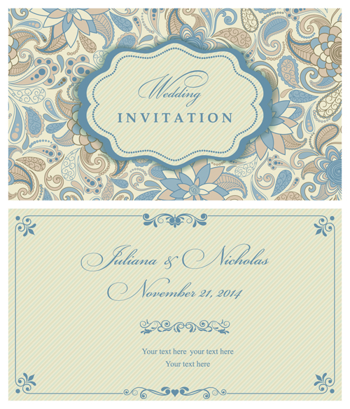 wedding light color invitation color 