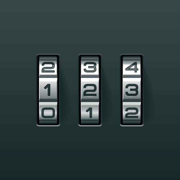 Password Lock background vector