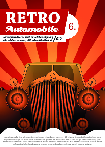 Vector of Retro Party Posters set 01
