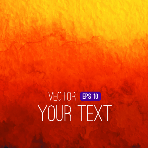 Red watercolor grunge backgrounds vector