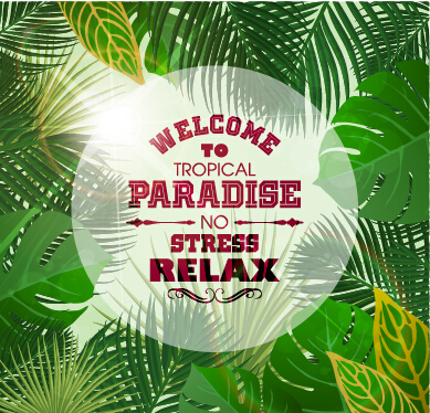 Summer landscape natural background vector 03