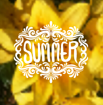 Summer landscape natural background vector 04