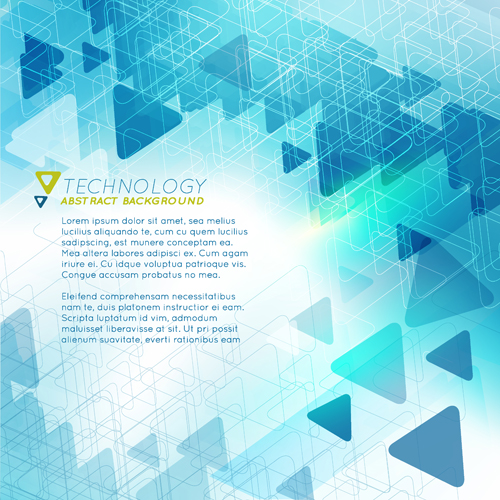 nology abstract background vector 01 Triangle technology abstract background vector 01