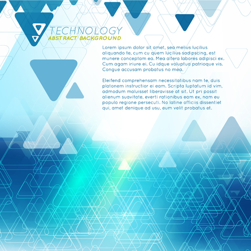 triangle technology background vector abstract background abstract 