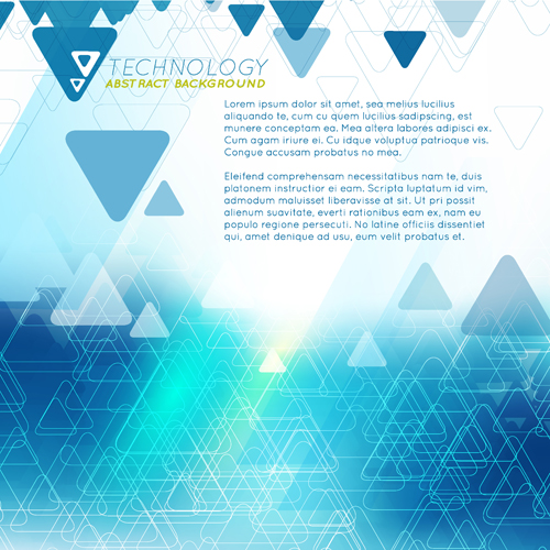 nology abstract background vector 02 Triangle technology abstract background vector 02
