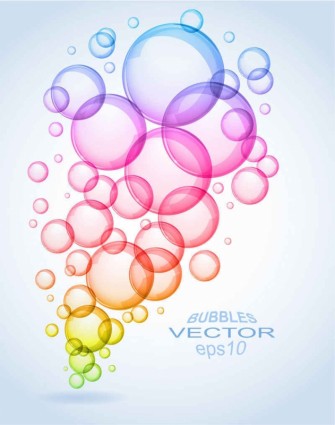 colorful bubbles background 