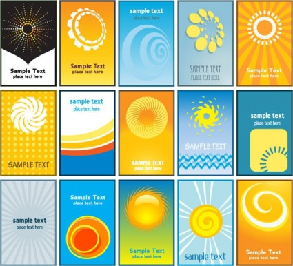 theme sun styles design card business cards business background 