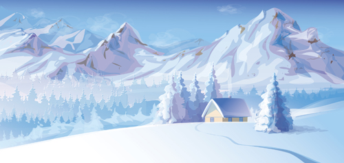 2014 Winter vector background 02