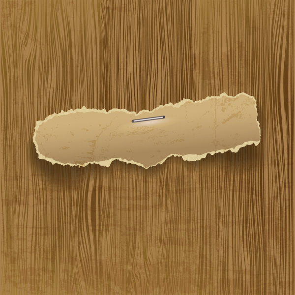 Ripped parchment banner vector Graphics 02
