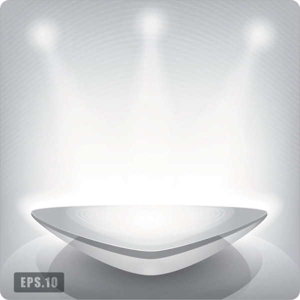 Business Booth Lighting effects vector background 03
