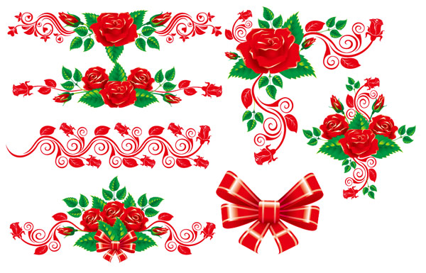 Rose Border vector