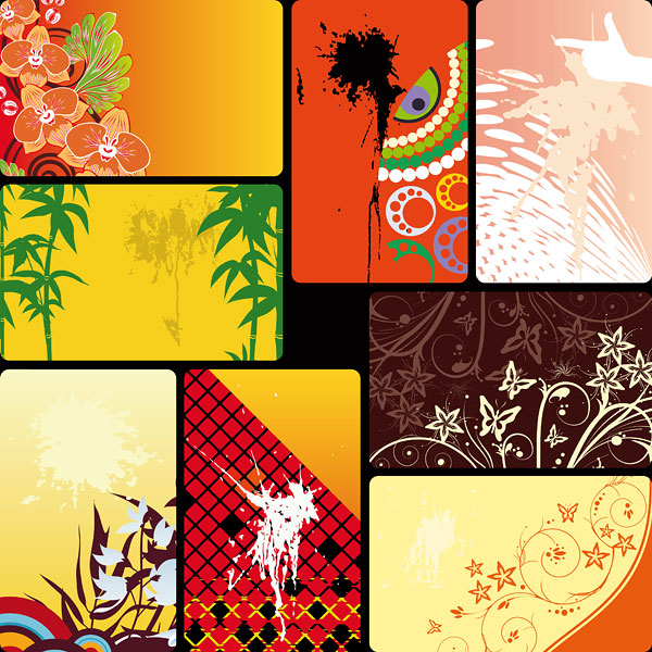 Card background map art vector